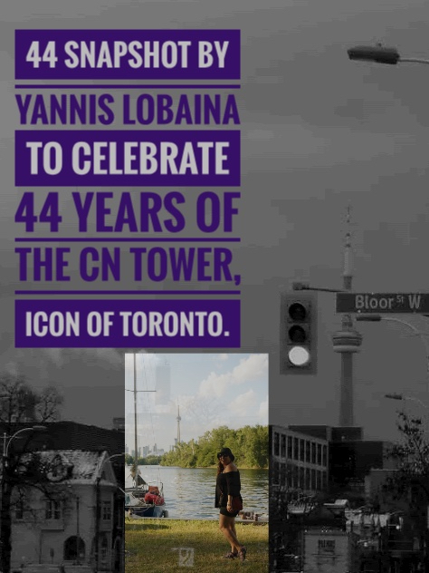 44 snapshot by Yannis Lobaina, to celebrate 44 years of the CN tower. Icon of Toronto.