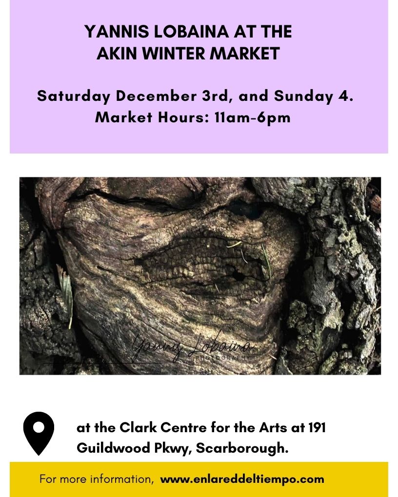 YANNIS LOBAINA AT THE AKIN WINTER MARKET