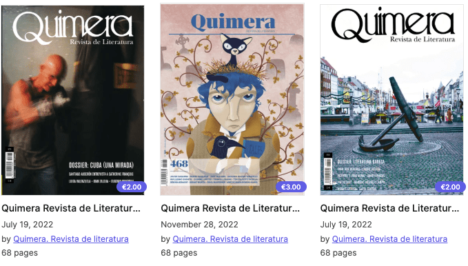 Revista Quimera, Barcelona, Spain