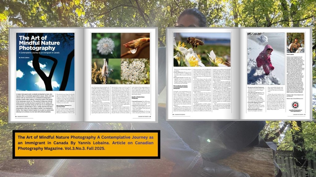 Yannis Lobaina, Publication Canadian Photography Magazine. Fall 2025.